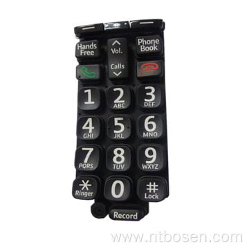 Silicone buttons for wireless telephone remote control